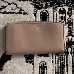 Kate Spade Blush Zip-Around Wallet